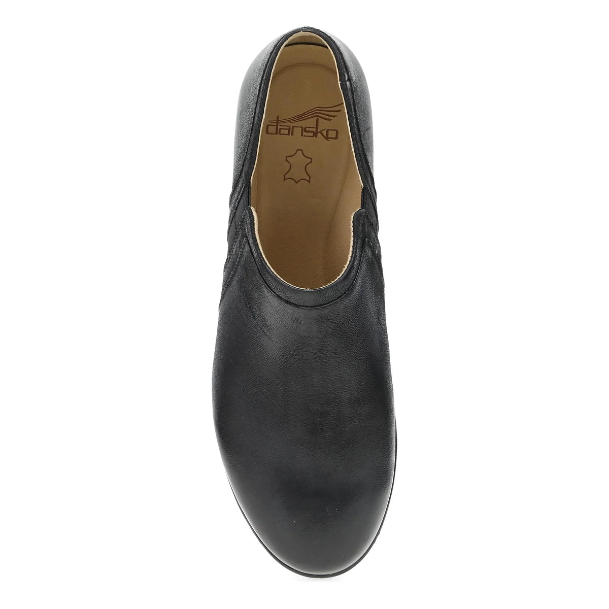 Cheryl Wide Black Burnished Nubuck
